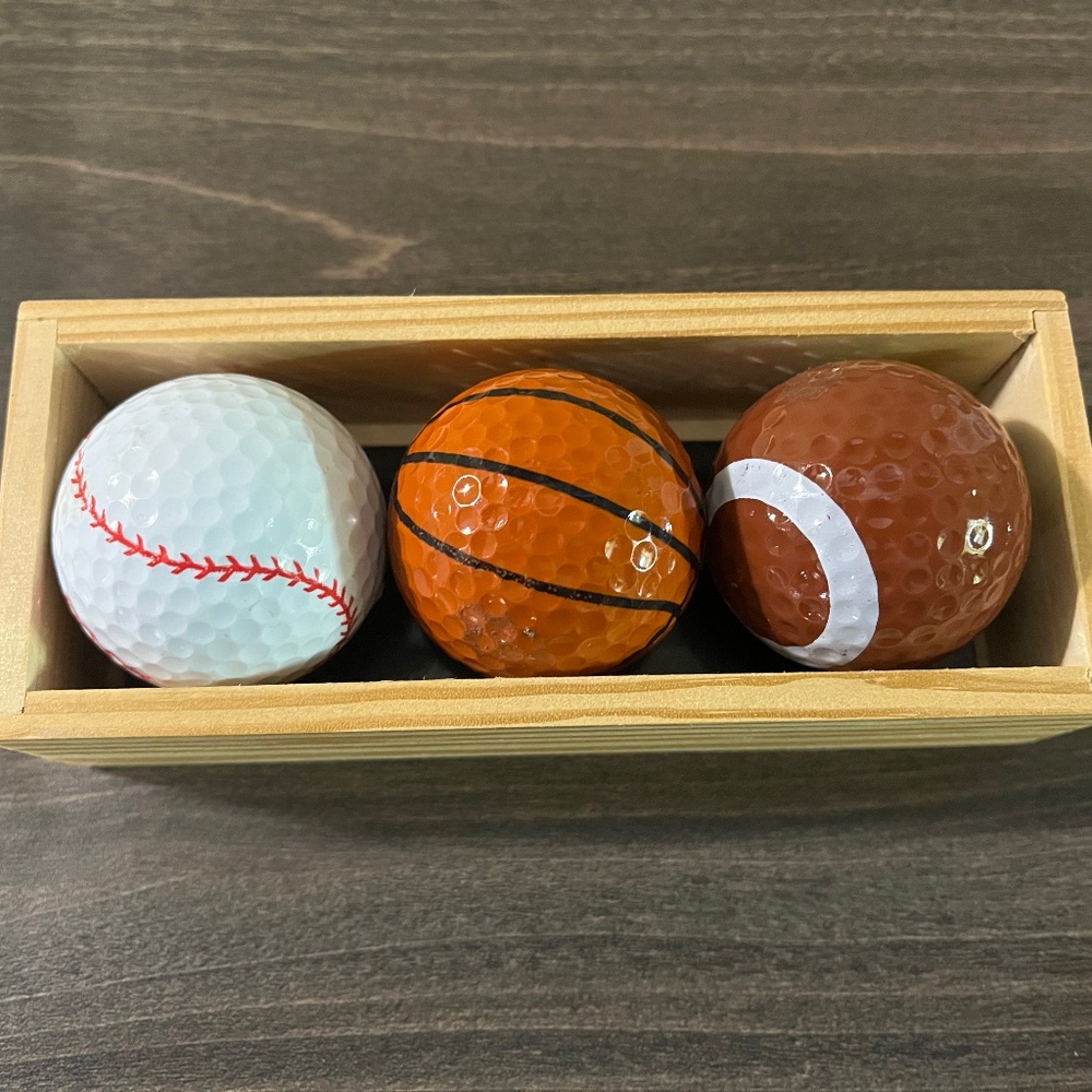 Sports golf ball 3pk